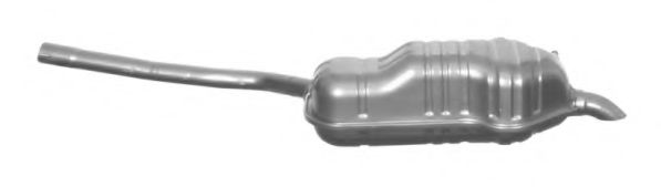 Глушитель выхлопных газов конечный TESH 230972