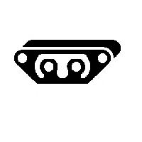 Кронштейн, система выпуска ОГ IMASAF 09.10.41