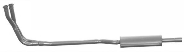 Предглушитель выхлопных газов TESH 250006