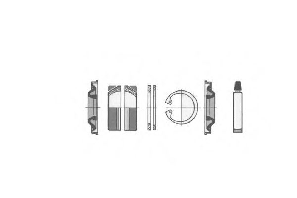 ремонтный комплект, рычаг подвески OCAP 0907757