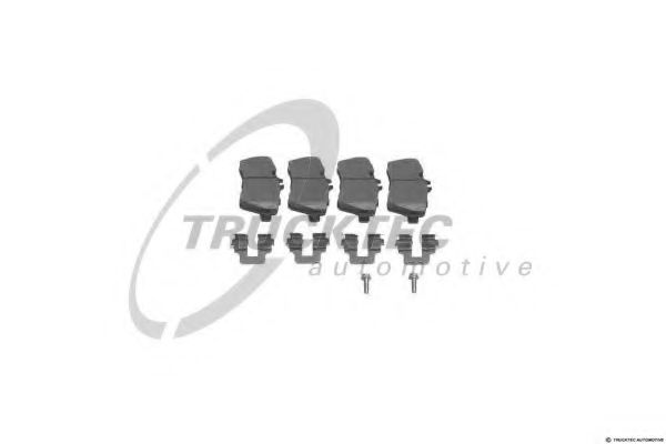 Комплект тормозных колодок, дисковый тормоз TRUCKTEC AUTOMOTIVE 02.35.148