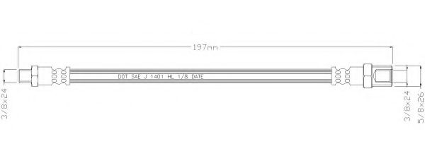 Шланг сцепления REMKAFLEX 0020