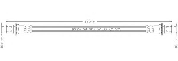 Тормозной шланг REMKAFLEX 1479