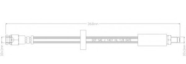 Тормозной шланг REMKAFLEX 2016