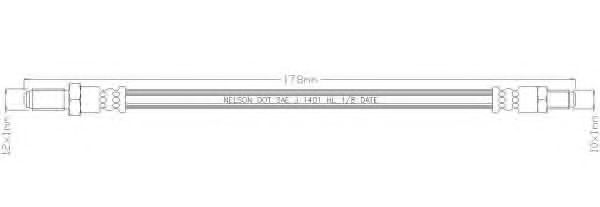 Тормозной шланг REMKAFLEX 2195