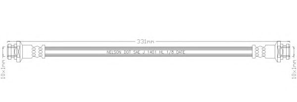 Тормозной шланг REMKAFLEX 2352