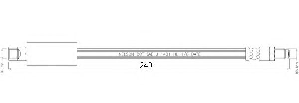 Тормозной шланг REMKAFLEX 2398
