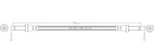 Тормозной шланг REMKAFLEX 2430