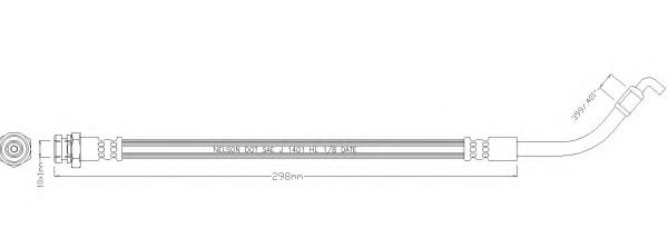 Тормозной шланг REMKAFLEX 2892
