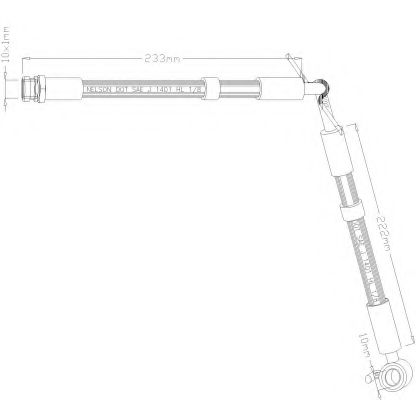 Тормозной шланг REMKAFLEX 2896