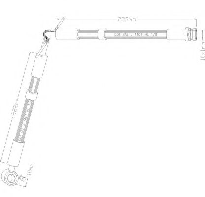 Тормозной шланг REMKAFLEX 2897