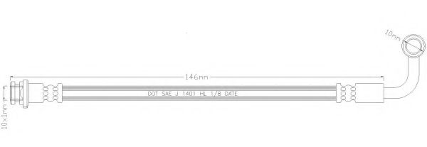 Тормозной шланг REMKAFLEX 2979