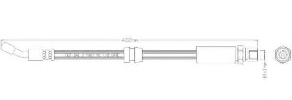 Тормозной шланг REMKAFLEX 3331
