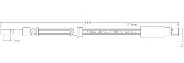 Тормозной шланг REMKAFLEX 4240