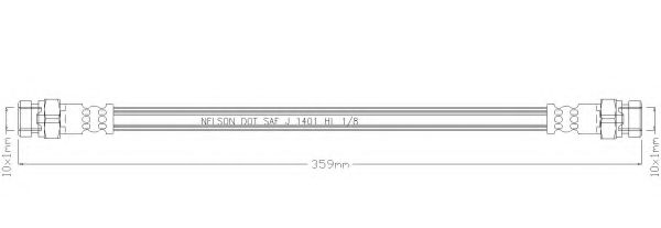 Тормозной шланг REMKAFLEX 4971