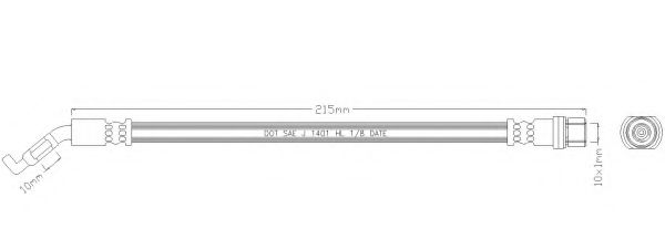Тормозной шланг REMKAFLEX 5234