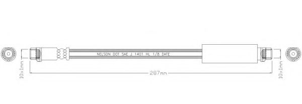 Тормозной шланг REMKAFLEX 5867