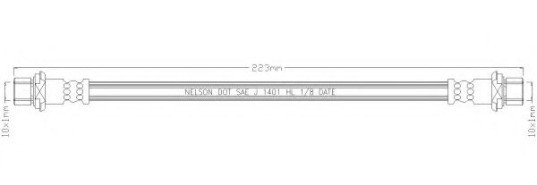Тормозной шланг REMKAFLEX 5876