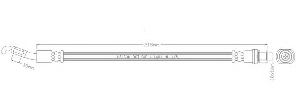 Тормозной шланг REMKAFLEX 5929