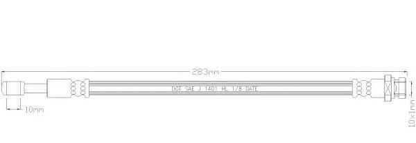 Тормозной шланг REMKAFLEX 5985