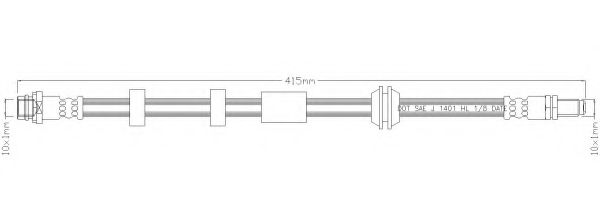 Тормозной шланг REMKAFLEX 5994
