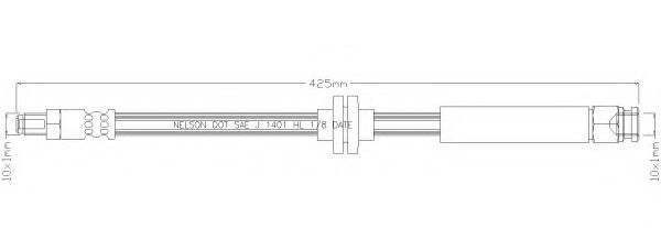 Тормозной шланг REMKAFLEX 6035