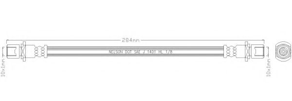 Тормозной шланг REMKAFLEX 6045