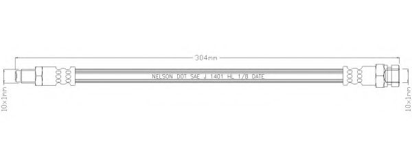 Тормозной шланг REMKAFLEX 6094