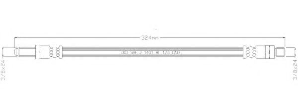 Тормозной шланг REMKAFLEX 6210