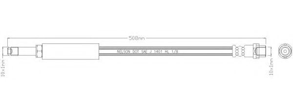 Тормозной шланг REMKAFLEX 6482