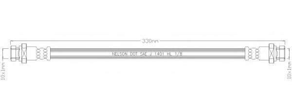 Тормозной шланг REMKAFLEX 6699