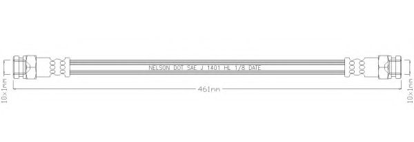 Тормозной шланг REMKAFLEX 6750