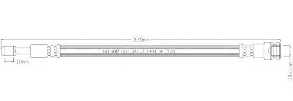 Тормозной шланг REMKAFLEX 6755