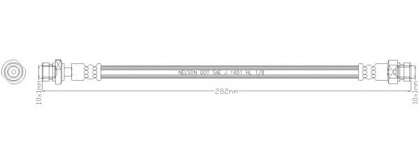 Тормозной шланг REMKAFLEX 6812
