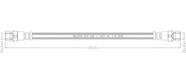 Тормозной шланг REMKAFLEX 6905