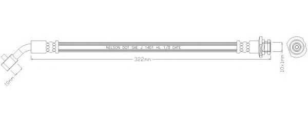 Тормозной шланг REMKAFLEX 6981