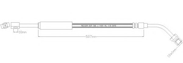 Тормозной шланг REMKAFLEX 7037