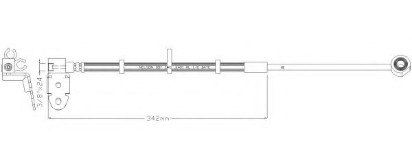 Тормозной шланг REMKAFLEX 7048