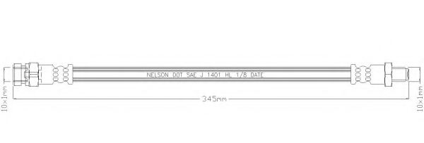 Тормозной шланг REMKAFLEX 7055