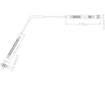 Тормозной шланг REMKAFLEX 7145