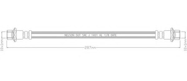 Тормозной шланг REMKAFLEX 7290