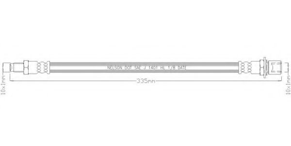 Тормозной шланг REMKAFLEX 7311