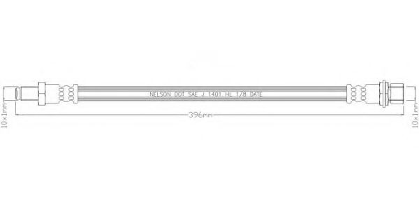 Тормозной шланг REMKAFLEX 7316