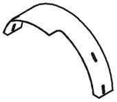 Кронштейн, глушитель DINEX 21834