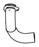 Труба выхлопного газа DINEX 47210