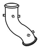 Труба выхлопного газа DINEX 21522