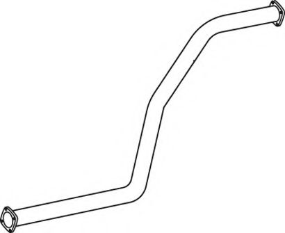 Труба выхлопного газа DINEX 16104