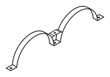 Кронштейн, глушитель DINEX 29808