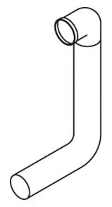 Труба выхлопного газа DINEX 18110