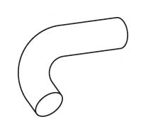 Труба выхлопного газа DINEX 18133